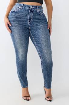 PLUS JENNIE MID RISE BIG T CURVY SKINNY JEAN