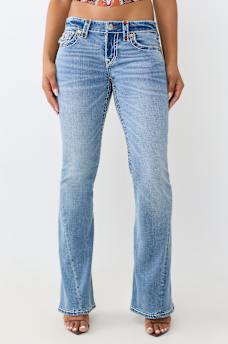 JOEY LOW RISE SUPER T FLAP FLARE JEAN