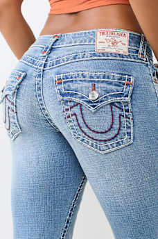 JOEY LOW RISE SUPER T FLAP FLARE JEAN