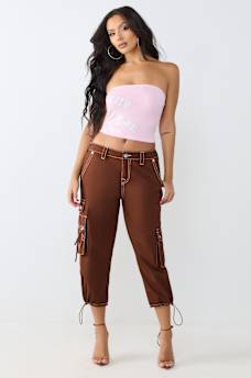 Y2K CARGO MID RISE CAPRI