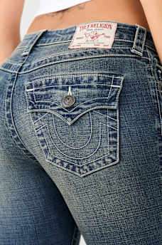 JOEY MID RISE FLAP FLARE JEAN