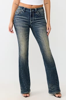 JOEY MID RISE FLAP FLARE JEAN