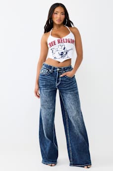 JESSIE BIG T FLAP SUPER BAGGY JEAN