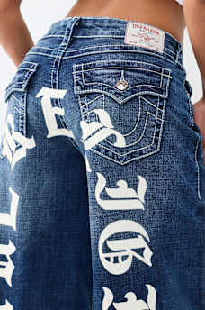 JESSIE BIG T FLAP SUPER BAGGY JEAN