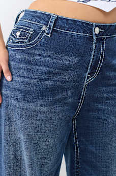 PLUS JESSIE BIG T FLAP SUPER BAGGY JEAN