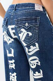 PLUS JESSIE BIG T FLAP SUPER BAGGY JEAN