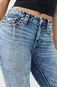 BILLIE MID RISE PIERCED BIG T FLAP STRAIGHT JEAN