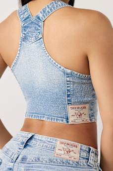 OVERALL DENIM TOP, image 5