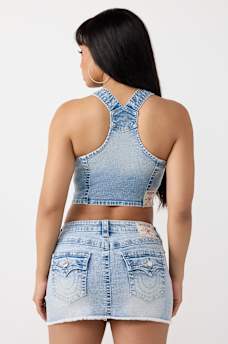 OVERALL DENIM TOP, image 6
