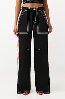 PANTALONES DE NAILON CON PIERNA DE BARRIL BAILEY, image 2