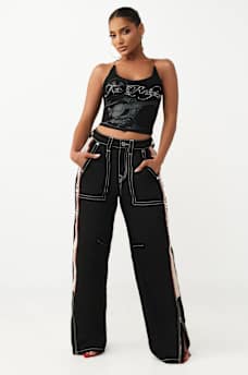 PANTALONES DE NAILON CON PIERNA DE BARRIL BAILEY, image 3