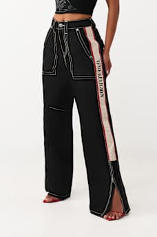 PANTALONES DE NAILON CON PIERNA DE BARRIL BAILEY, image 1