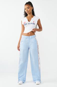 BAILEY BARREL LEG NYLON PANT, image 3
