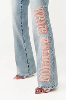 BECCA MID RISE ARCHED LOGO  BOOTCUT JEAN, image 3