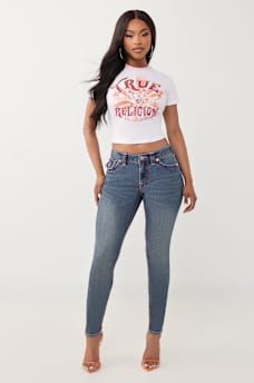 JEAN SKINNY MI-TAILLE &Agrave; RABAT JENNIE BIG&nbsp;T CURVY, image 3