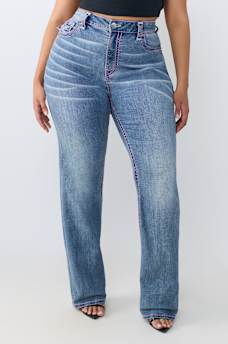 PLUS JENNIE MID RISE BIG T FLAP CURVY SKINNY JEAN
