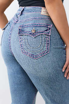 PLUS JENNIE MID RISE BIG T FLAP CURVY SKINNY JEAN