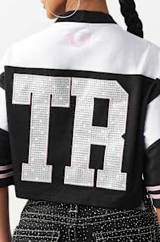 HAUT JERSEY SPORTIF AVEC CRISTAUX, image 2