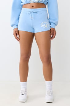 ZIP POCKET DOLPHIN HEM HOT SHORT