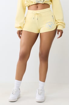 ZIP POCKET DOLPHIN HEM HOT SHORT