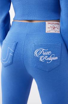 PANTALON &Eacute;VAS&Eacute; AVEC BRODERIE, image 2