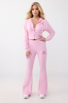 PANTALON &Eacute;VAS&Eacute; AVEC BRODERIE, image 3