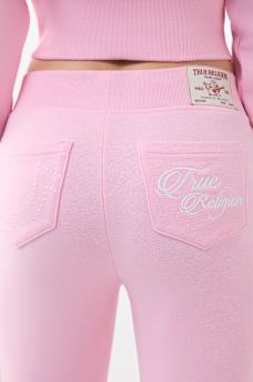 PANTALON &Eacute;VAS&Eacute; AVEC BRODERIE, image 4