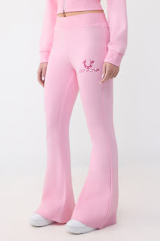 PANTALON &Eacute;VAS&Eacute; AVEC BRODERIE, image 5