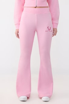PANTALON &Eacute;VAS&Eacute; AVEC BRODERIE, image 1