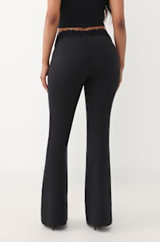 PANTALON COUPE BOTILLON AVEC TAILLE EN DENTELLE ET CRISTAUX, image 6