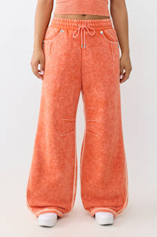 WASHED BIG T BARREL SWEATPANT