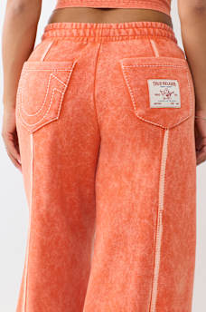 WASHED BIG T BARREL SWEATPANT