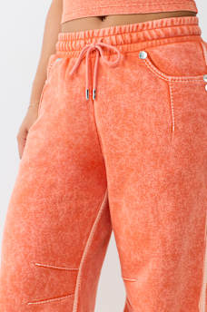 WASHED BIG T BARREL SWEATPANT
