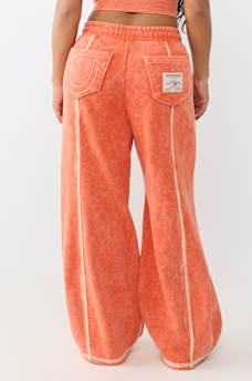 WASHED BIG T BARREL SWEATPANT