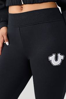 CRYSTAL LOGO FLARE PANT
