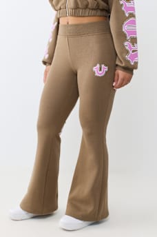 CRYSTAL LOGO FLARE PANT
