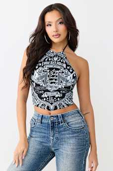 BUDDHA SCARF TOP