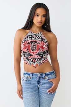 BUDDHA SCARF TOP