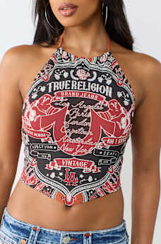 BUDDHA SCARF TOP