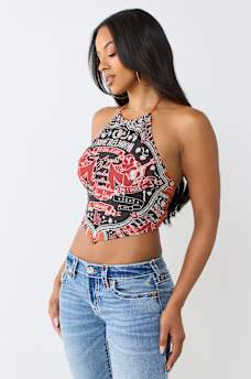 BUDDHA SCARF TOP