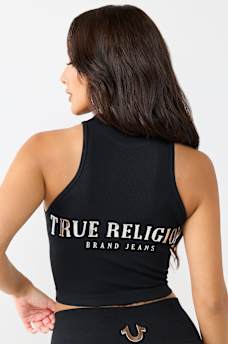 LOGO CUTOUT SEAMLESS TOP