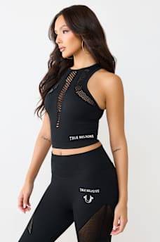 LOGO CUTOUT SEAMLESS TOP