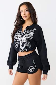 V-NOTCH PULLOVER TOP