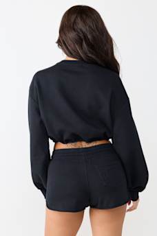 V-NOTCH PULLOVER TOP