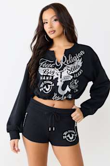 V-NOTCH PULLOVER TOP