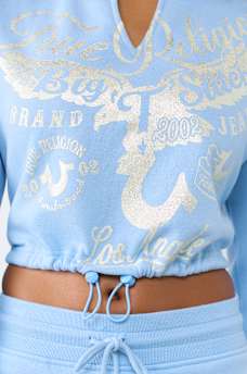 V-NOTCH PULLOVER TOP