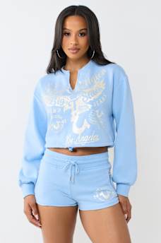 V-NOTCH PULLOVER TOP