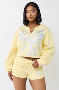 V-NOTCH PULLOVER TOP