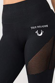 HORSESHOE CUTOUT SEAMLESS FLARE PANT