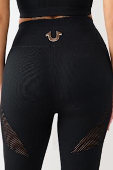 HORSESHOE CUTOUT SEAMLESS FLARE PANT